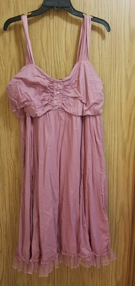 Dusty rose swing dress from Maurices